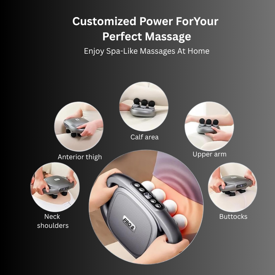 FitPulse Pro 8 – Smart App-Controlled Massage Gun