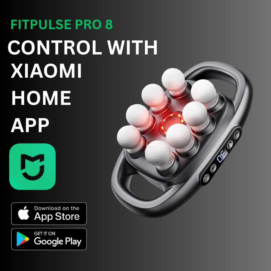FitPulse Pro 8 – Smart App-Controlled Massage Gun